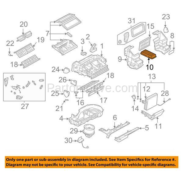 Caf 1027 Chevy Venture Uplander Paper Interior Blower