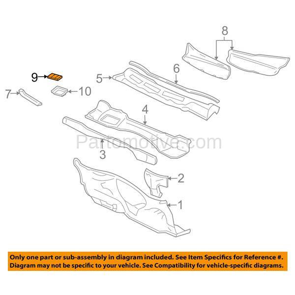 Caf 1029 Chevy Impala Regal Paper Element Interior Blower Cabin