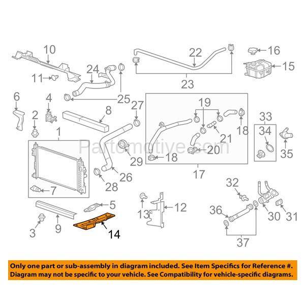Ess 1229r 11 13 Regal Front Engine Splash Shield Under