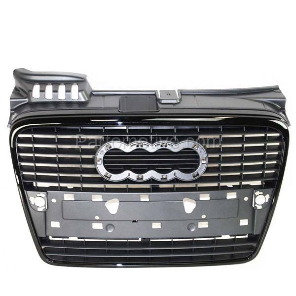 Grl 1160 05 08 A4 Amp S4 Front Face Bar Grill Grille