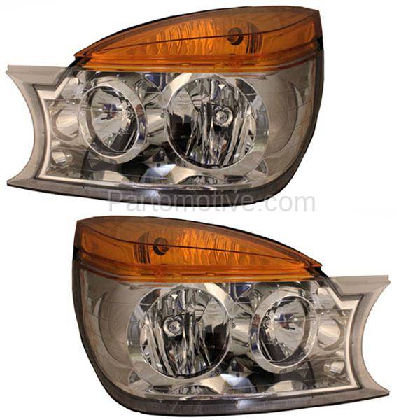 Hlt 1284l Amp Hlt 1284r 02 03 Rendezvous Headlight Headlamp