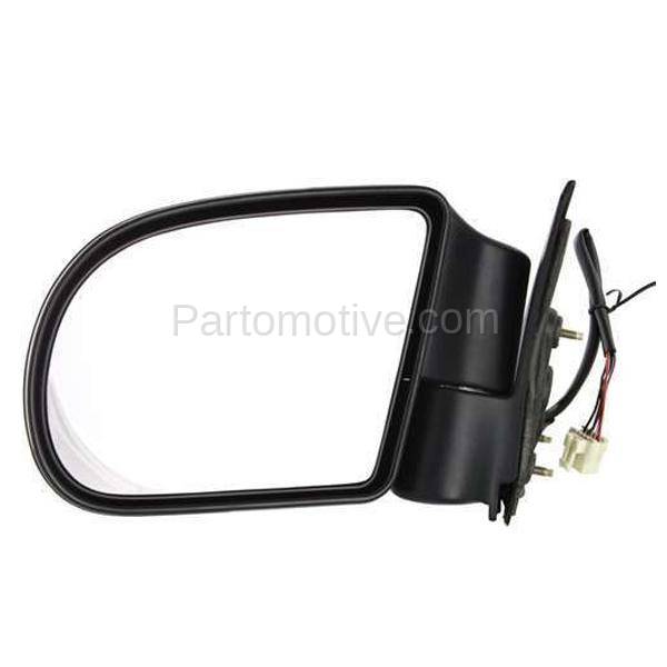 MIR1603L Chevy S10 Pickup Truck Power Heated Black Fold Rear View