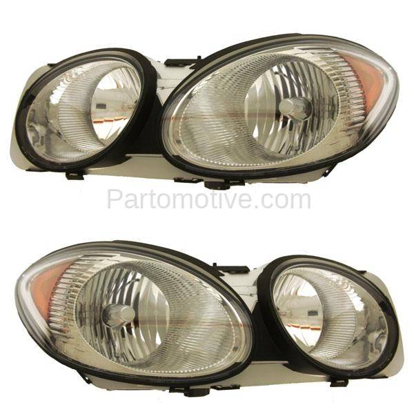Hlt 1364l Amp Hlt 1364r 05 07 Lacrosse Allure Headlight