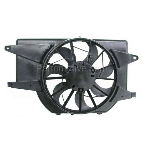FMA-1439 02-03 Saturn Vue 3.0L Radiator A/C Condenser Cooling Fan Motor