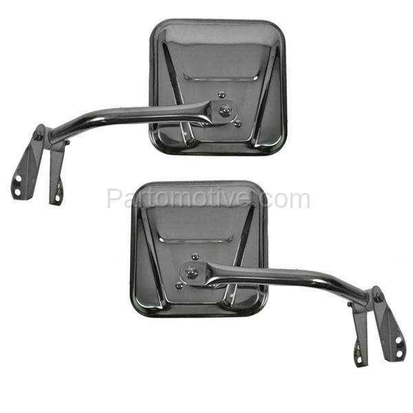 MIR2520L & MIR2520R 19791994 Jeep Wrangler & CJ7 CJ5 Rear View Door Mirror Manual (Windshield