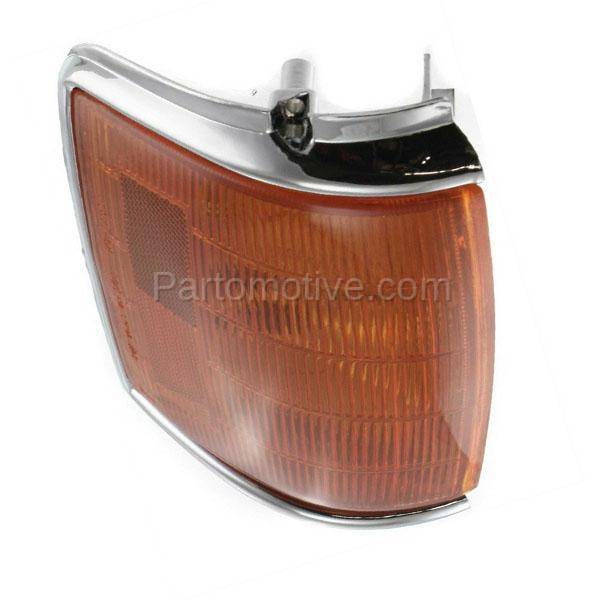 Corner Light Compatible with 1984-1986 Toyota 4Runner Pickup Plastic Amber Lens With bulb Driver Side