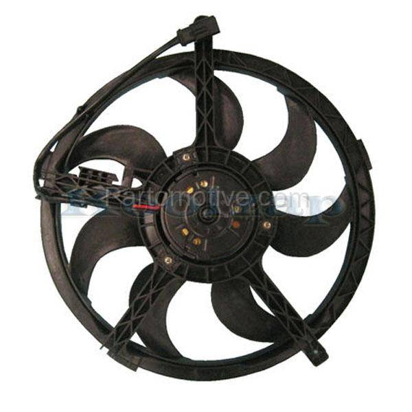 FMA1363 0713 Mini Cooper Radiator A/C Condenser Cooling Fan Motor