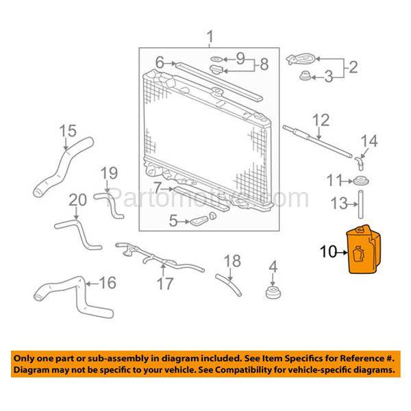 CTR1005 20012002 Acura MDX & 19992004 Honda Odyssey Radiator