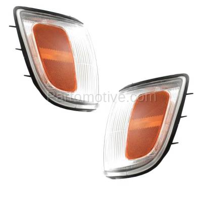 Aftermarket Replacement - CLT-1241L & CLT-1241R 97-98 4-Runner Park Corner Light Turn Signal Marker Lamp Left & Right Set PAIR