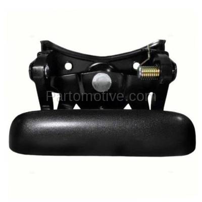 Aftermarket Replacement - DHE-1118T 99-07 Chevy Silverado Pickup Truck Tail Gate Outside Black Tailgate Door Handle