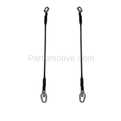 Partomotive For 87-12 Dakota Truck 17 Tailgate Tail Gate Support Cable Left Right Side SET PAIR 