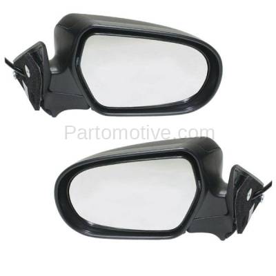 Power Heat Black Folding Rear View Door Mirror Left Driver Side For 02-06 Accent
