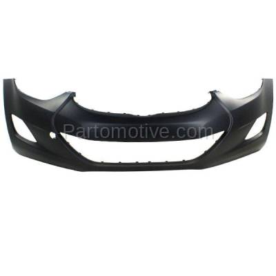 Aftermarket Replacement - BUC-2327F Front Bumper Cover Assembly Fits 11 12 13 Elantra USA Built HY1000185 865113Y000