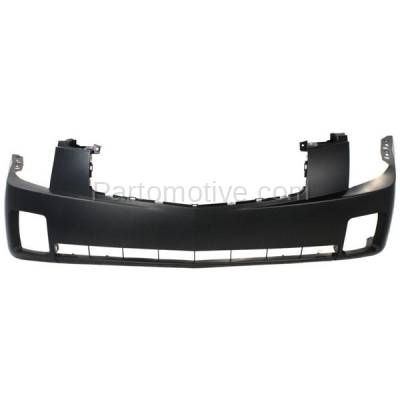 Aftermarket Replacement - BUC-1850F 03-07 CTS Front Bumper Cover Assembly Primed w/Fog Lamp Holes GM1000656 19178478