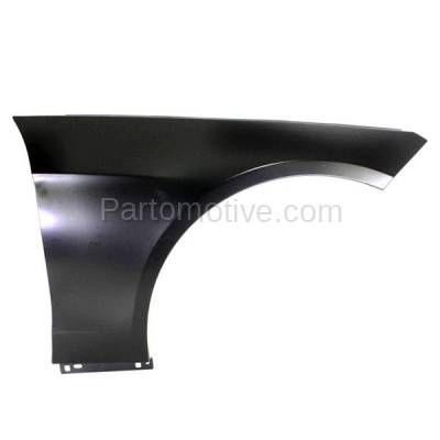 Aftermarket Replacement - FDR-1225R 2010-2016 Mercedes-Benz E-Class (Sedan & Wagon) Front Fender Quarter Panel (without Turn Signal Light Hole) Primed Aluminum Right Passenger Side