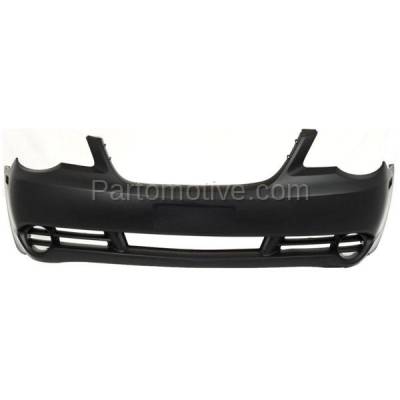 Aftermarket Replacement - BUC-1403FC CAPA 07-10 Sebring Front Bumper Cover w/o Fog Lamp Hole CH1000897 68004594AD
