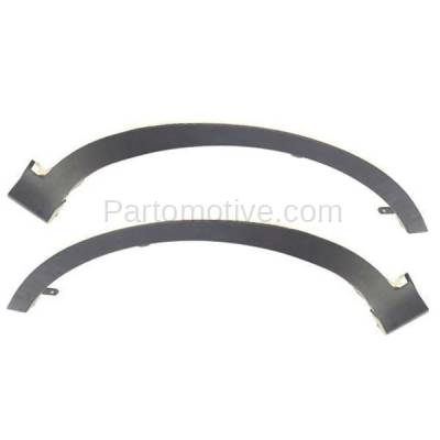 Rear Front Section Set Of 2 LH And RH Side Black Wheel Opening Molding Fits RAV4