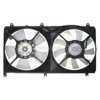 Dual Radiator Cooling Fan for 08-12 Toyota Highlander 3.5L w/ Tow Package