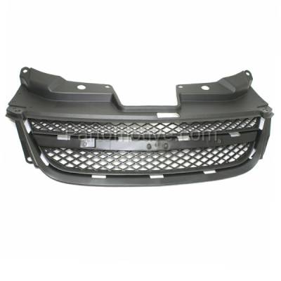 Bumper Grille For 2013-2016 Chevrolet Trax Textured Gray Plastic