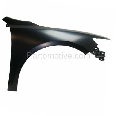 Aftermarket Replacement - FDR-1846R 2015-2017 Acura TLX (2.4 & 3.5 Liter 4Cyl 6Cyl Engine) (Sedan 4-Door) Front Fender Quarter Panel Primed Steel Right Passenger Side
