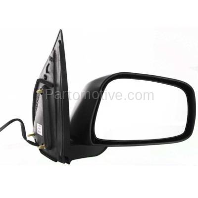 Aftermarket Replacement - MIR-1370AR 2005-2015 Nissan Xterra Rear View Mirror Assembly Power, Manual Folding, Non-Heated Textured Black Housing with Glass Right Passenger Side