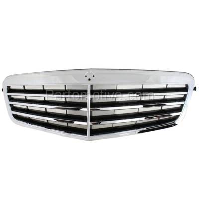 Aftermarket Replacement - GRL-2171 10-13 E-Class Grill Grille Assembly w/o-Cruise Control MB1200149 21288001839040
