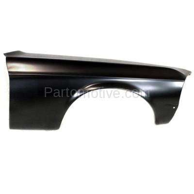Aftermarket Replacement - FDR-1519R 1967-67 Mustang Front Fender Quarter Panel Passenger Side FO1241103 C7ZZ16005B