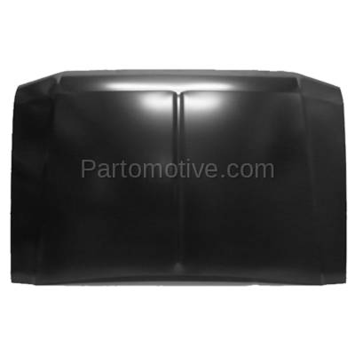 Aftermarket Replacement - HDD-1145 F-SERIES 80-86 Front Hood Panel Assembly Primed Steel FO1230104 E4TZ16612B