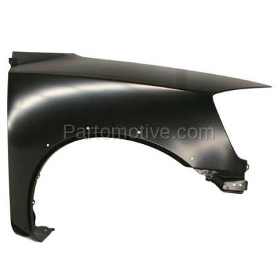 Aftermarket Replacement - FDR-1086R Front Fender Quarter Panel Passenger Side For 08-15 Armada NI1241193 F3100ZQ0MA