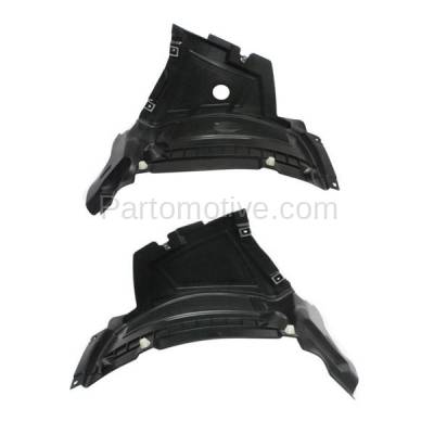 Aftermarket Replacement - IFD-1028L & IFD-1028R 12-15 A6 Front Splash Shield Inner Fender Liner Panel Left & Right Side SET PAIR