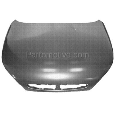 Aftermarket Replacement - HDD-1428 For RIO 01-02 Front Hood Panel Assembly Primed Steel KI1230104 0K32A52310B