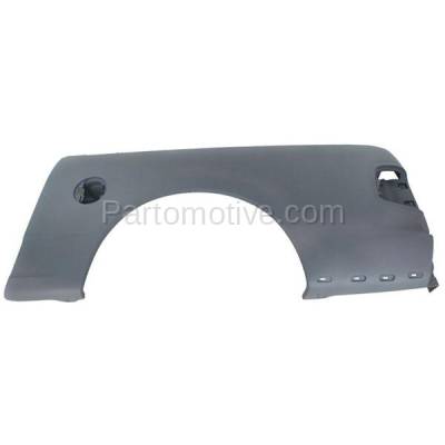 Aftermarket Replacement - FDR-1298L F-Series Crew Cab Truck Rear Fender Quarter Panel w/o Molding Holes Driver Side