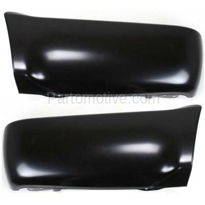 Aftermarket Replacement - BED-1104L & BED-1104R For 90-95 4-Runner Rear Bumper Face Bar Extension End Steel Right Left PAIR SET
