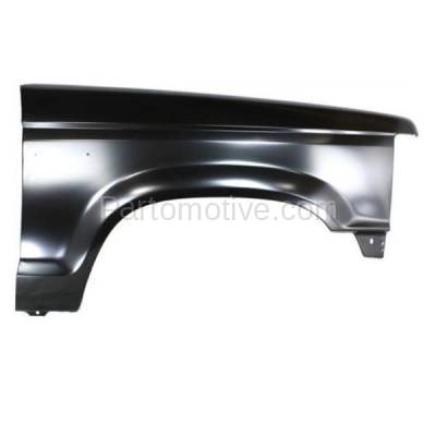 Aftermarket Replacement - FDR-1597R 89-92 Ranger Pickup Front Fender Quarter Panel Right Side FO1241129 E9TZ16005A
