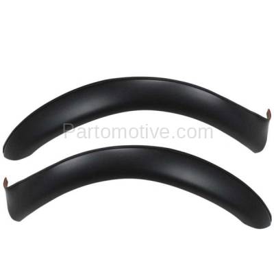 Aftermarket Replacement - FDF-1054L & FDF-1054R 00-04 Montero Sport Front Fender Flare Wheel Opening Molding Left Right SET PAIR