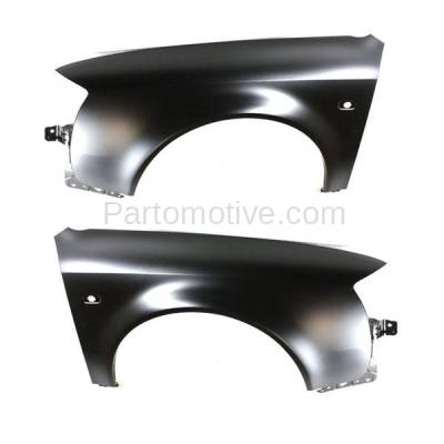 Aftermarket Replacement - FDR-1052LC & FDR-1052RC CAPA 98-01 A6 Front Fender Quarter Panel Left Right Side SET PAIR