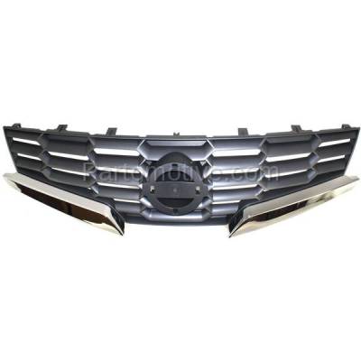 Aftermarket Replacement - GRL-2272 Front Face Bar Grill Grille Assembly NI1200225 62070JB100 Fits 08 Altima Coupe