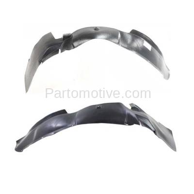 Aftermarket Replacement - IFD-1190L & IFD-1190R 95-99 Neon Front Splash Shield Inner Fender Liner Panel Left Right Side SET PAIR