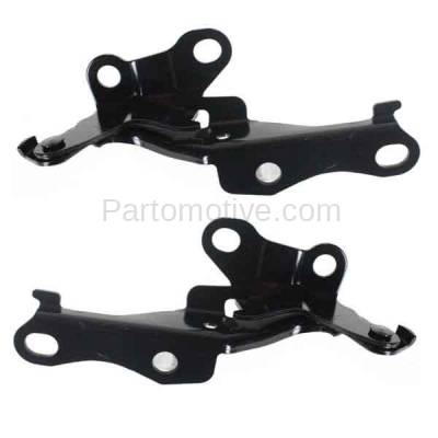 Aftermarket Replacement - HDH-1177L & HDH-1177R 1996-1998 Toyota Paseo & 1995-1999 Tercel (Convertible, Coupe, Sedan) (1.5 Liter Engine) Front Hood Hinge Bracket PAIR SET Left Driver & Right Passenger Side