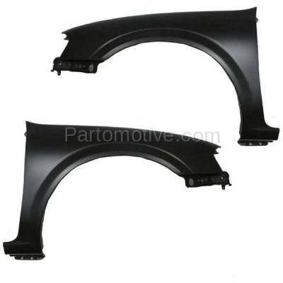 Aftermarket Replacement - FDR-1466LC & FDR-1466RC CAPA Front Fender Quarter Panel Fits 02-03 Maxima Left Right Side SET PAIR
