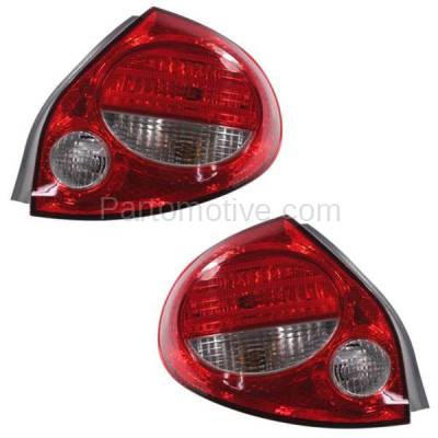Aftermarket Replacement - TLT-1600L & TLT-1600R 00-01 Maxima GXE GLE Taillight Taillamp Brake Light Lamp Left & Right Set PAIR