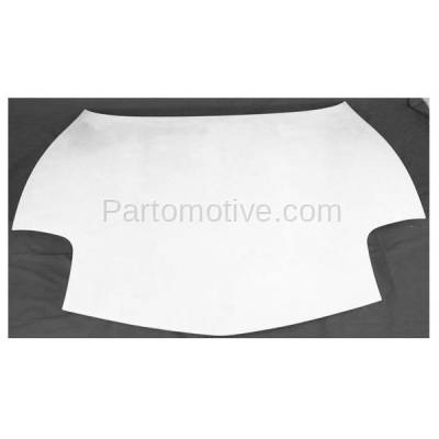 Aftermarket Replacement - HDD-1241C CAPA 1997-2004 Chevy Corvette (Base, Indianapolis 500 Pace Car, Z06) 5.7L (Convertible, Coupe, Hatchback) Front Hood Panel Primed Fiberglass