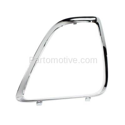 Aftermarket Replacement - GRT-1049L 08-09 G6 Front Upper Grille Trim Grill Molding Chrome Left Driver Side GM1210118