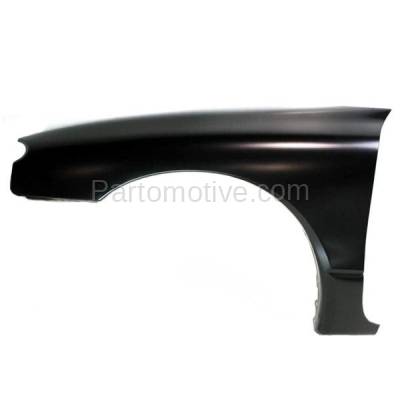 Aftermarket Replacement - FDR-1264L 1998-2003 Ford Escort (ZX2 Model) (Coupe 2-Door) Front Fender Quarter Panel (without Molding Holes) Primed Steel Left Driver Side