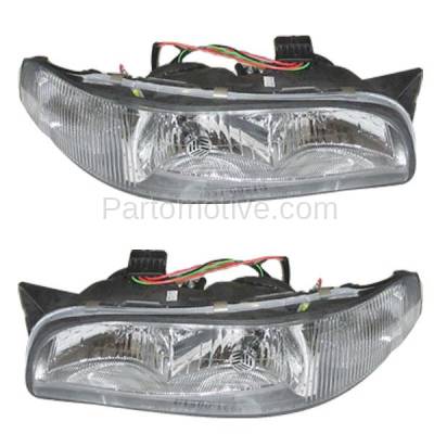 Hlt 1666l Amp Hlt 1666r 97 99 Lesabre Headlight Headlamp