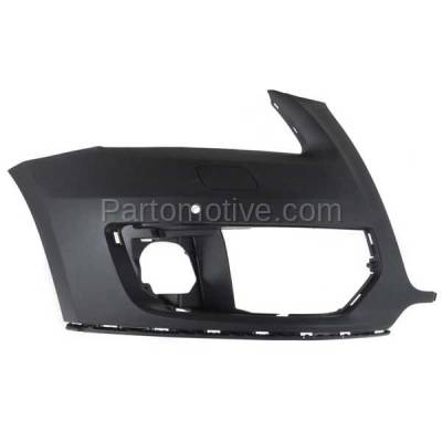 Aftermarket Replacement - BUC-1063F NEW 09-12 Q5 Front Bumper Cover Assembly Right Passenger AU1017101 8R0807108CGRU
