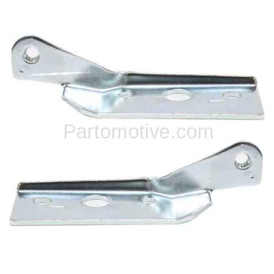 Aftermarket Replacement - HDH-1066L & HDH-1066R 1995-2005 Chevrolet Cavalier & Pontiac Sunfire (Convertible & Coupe & Sedan) Front Hood Hinge Lower Bracket Made of Steel PAIR SET Left Driver & Right Passenger Side
