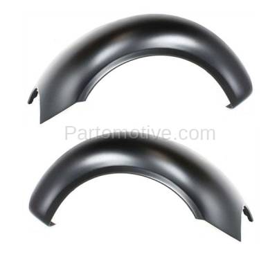 Aftermarket Replacement - FDR-1104LC & FDR-1104RC CAPA 1998-2003 Volkswagen Beetle (Convertible & Hatchback) Front Fender Quarter Panel (without Molding Holes) Plastic Pair Set Right & Left Side