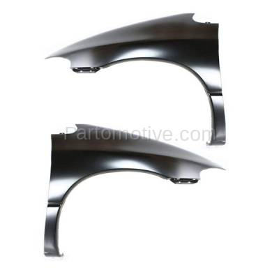 Aftermarket Replacement - FDR-1133LC & FDR-1133RC CAPA 1996-2000 Chrysler Town And Country & Dodge Caravan Front Fender Quarter Panel Set Pair Left Driver & Right Passenger Side