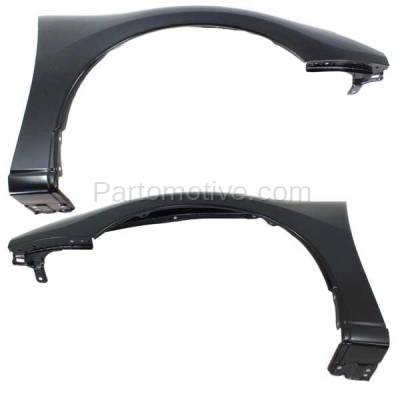 Aftermarket Replacement - FDR-1232LC & FDR-1232RC CAPA 2000-2005 Mitsubishi Eclipse (GS, RS, Spyder GS) Front Fender Quarter Panel Primed Right Passenger & Left Driver Side SET PAIR